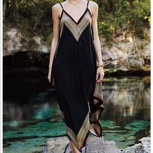 Anthropology silk dress